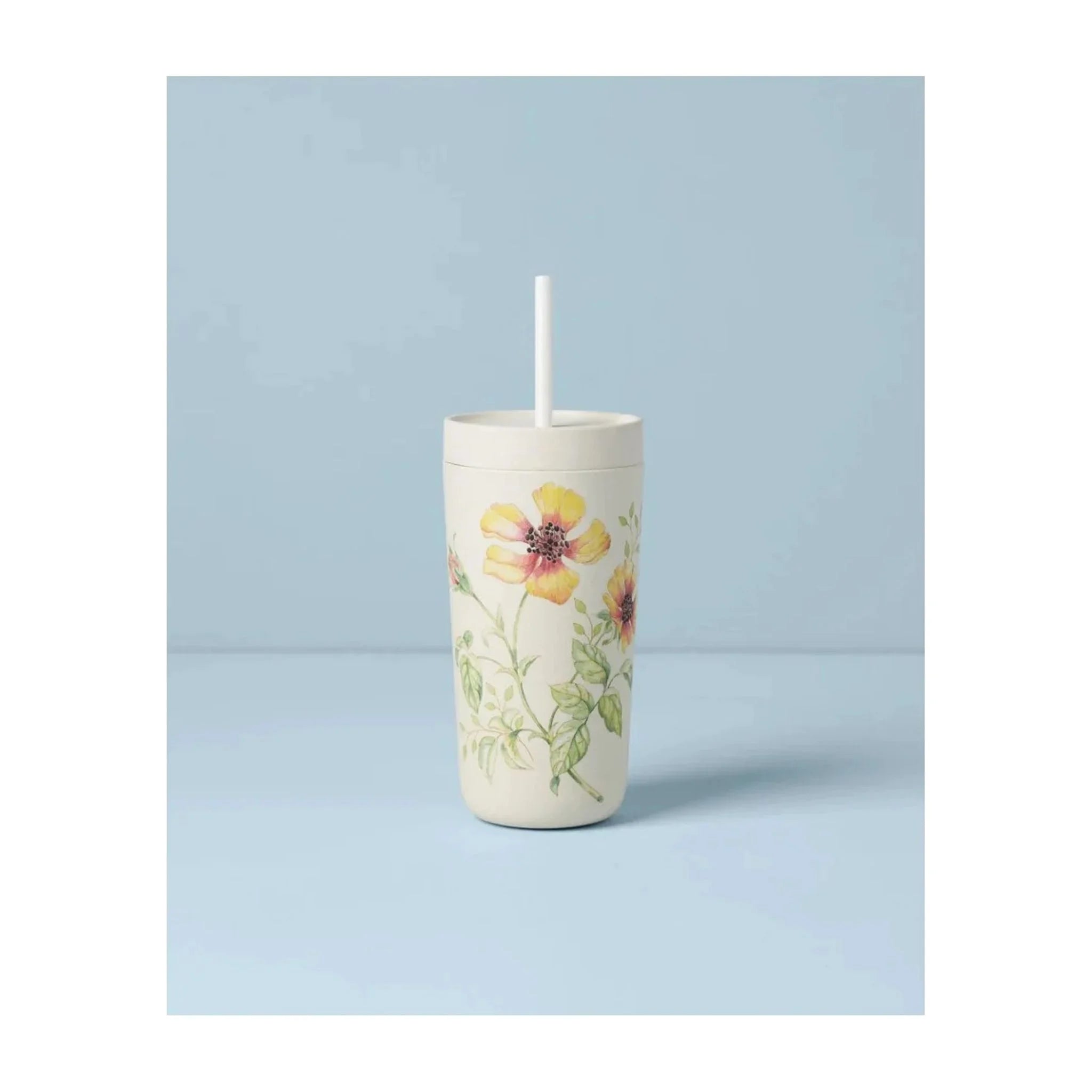 Bamboo Tumbler With Straw N200