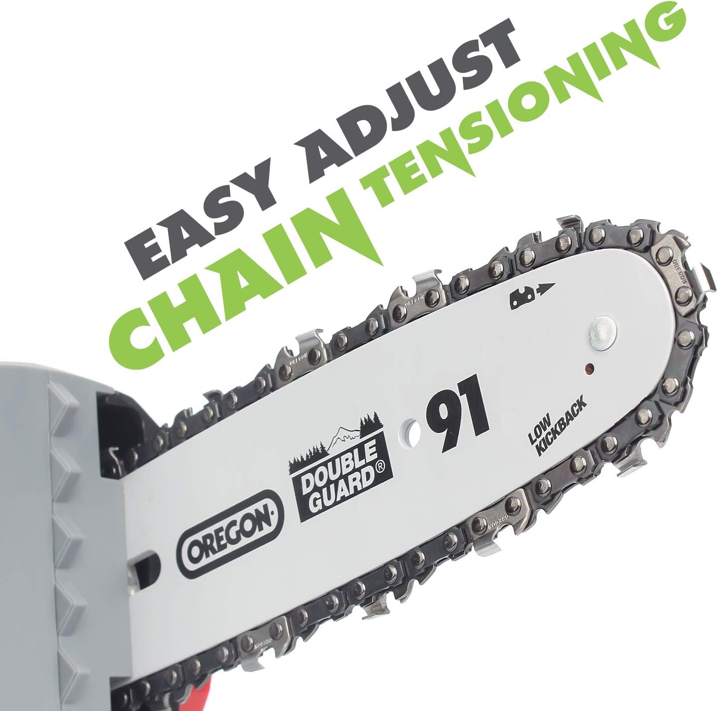 Pole Saw for Tree Trimming, Electric Telescopic Pole Chain Saw with Extension Up To 12 FT, 8-Inch Blade Y1328