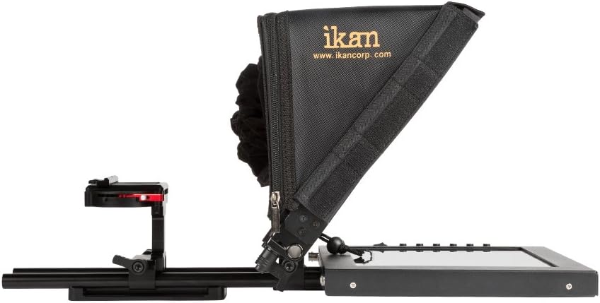 12-inch Portable Teleprompter Kit with Adjustable Glass Frame C4949