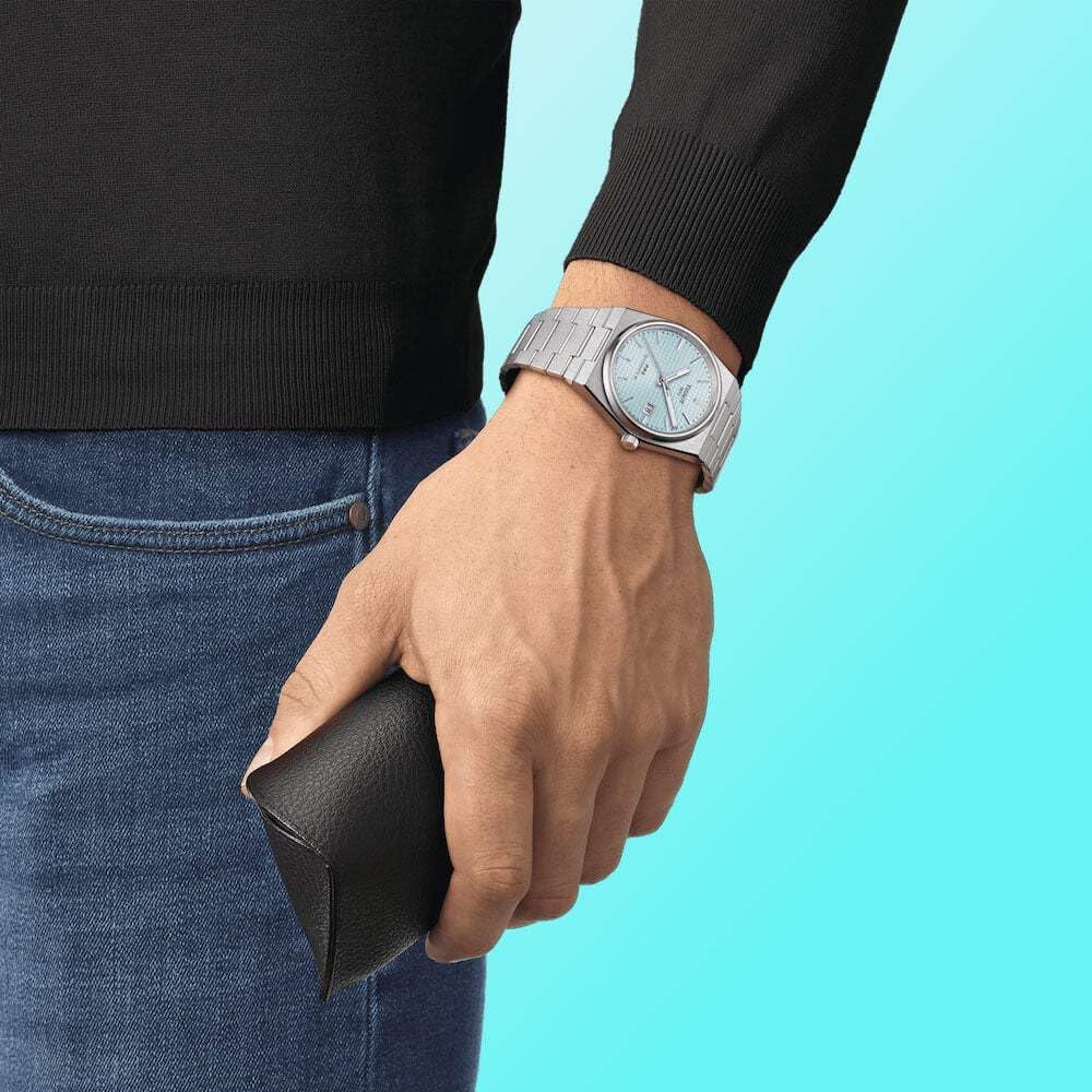 Men's Automatic Watch, Grey, Stainless Steel T6636