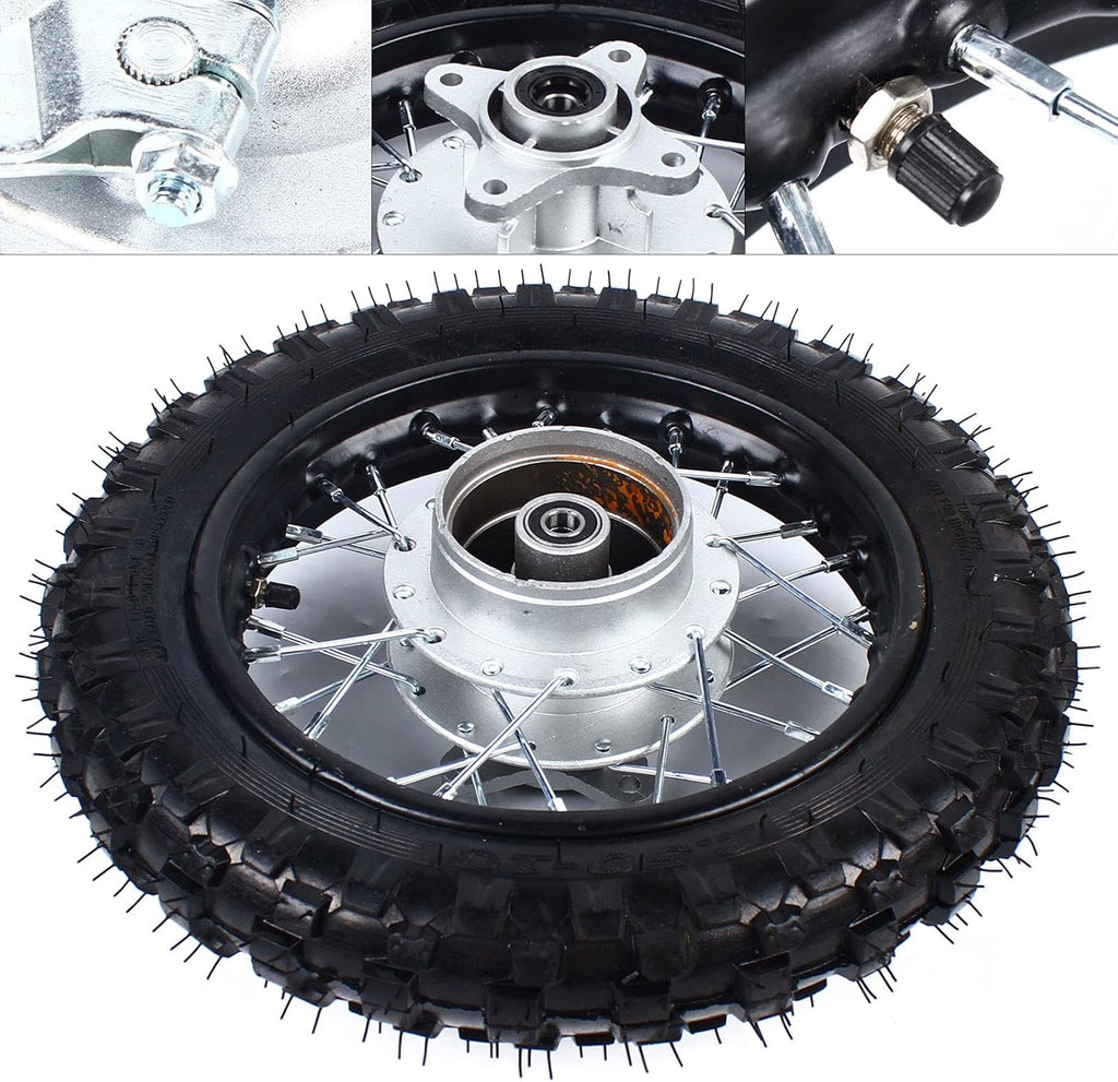 10" Rear Wheel Tire Assembly for 50-110cc Dirt Pit Bike D969