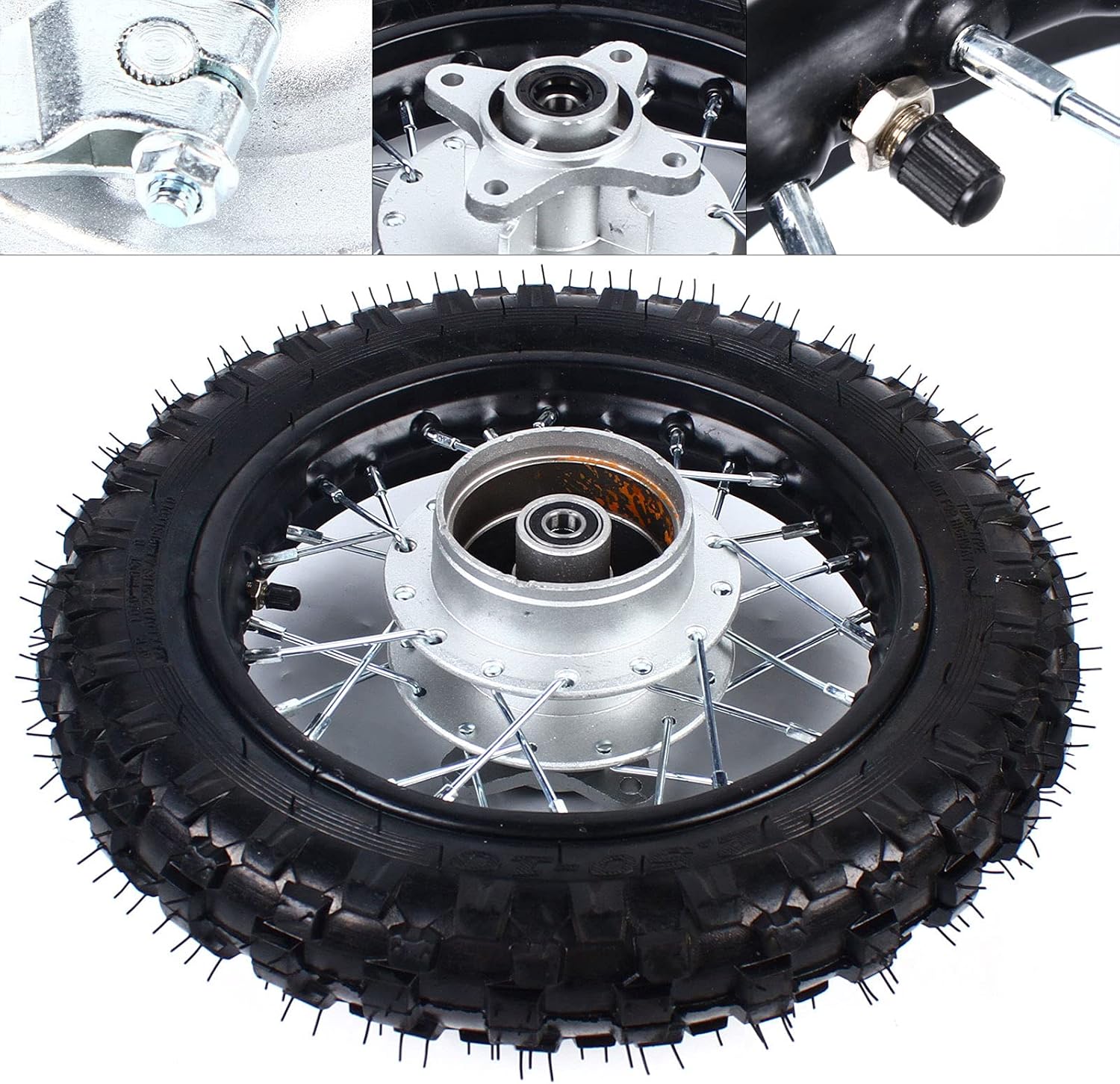 10" Rear Wheel Tire Assembly for 50-110cc Dirt Pit Bike D969