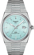 Tissot Mens PRX Powermatic 80 316L Stainless Steel case Automatic Watches, Grey, Stainless Steel, 12 (T1374071135100)