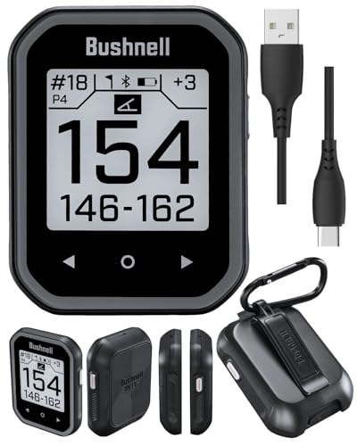 Bushnell Phantom 3 Slope GPS Golf Green with Touchscreen and Magnetic Cart Mount C64332