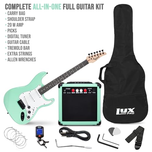 3/4 Size Electric Guitar Kit for Kids with Amp and Accessories V60944