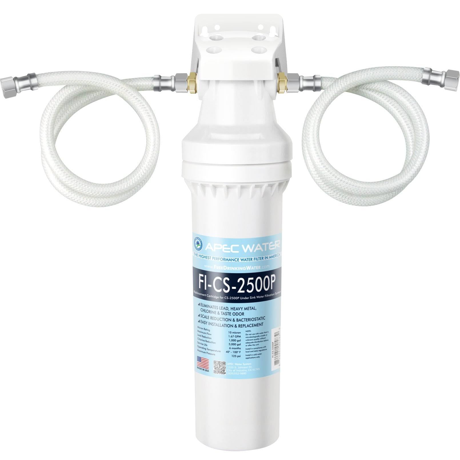 Under-Sink Water Filter System with Scale Inhibitor F8461