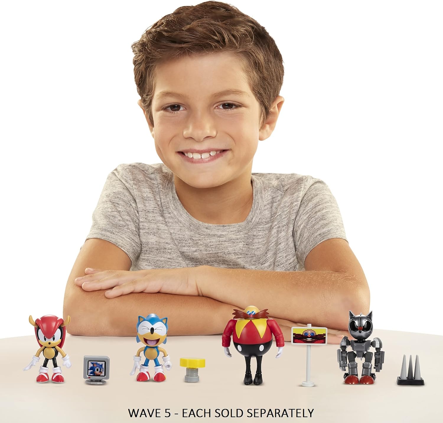 Classic Sonic 4-Inch Action Figure Collectible Toy W2536