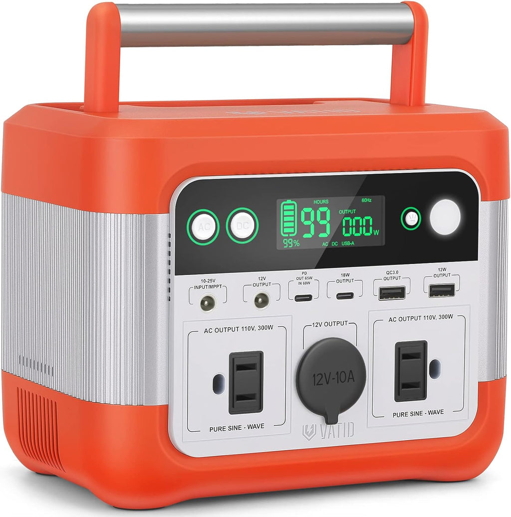 Portable Power Station 600W 518Wh Solar Generator O3909