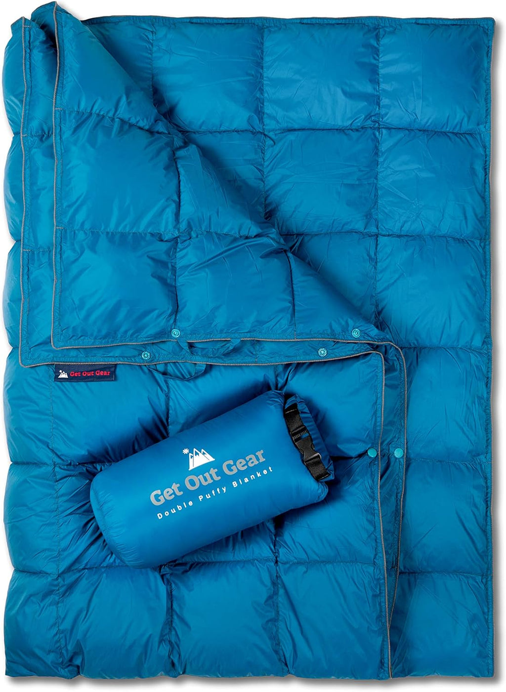 Double Puffy Camping Blanket - Packable, Lightweight, Water-Resistant Z5138