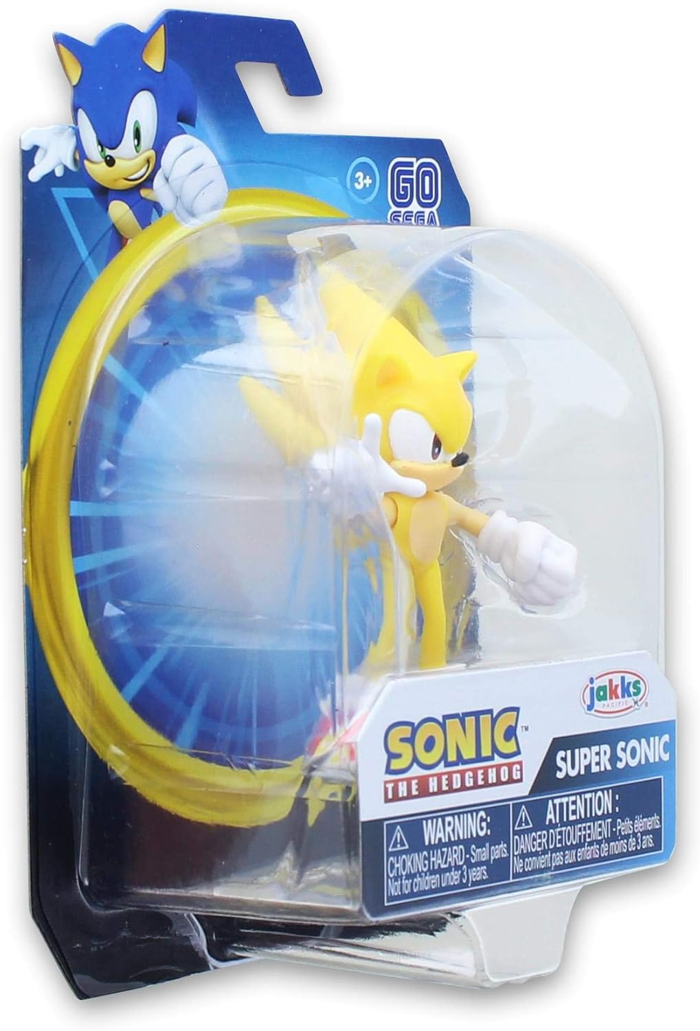 Super Sonic Action Figure 2.5 Inch Collectible Toy W608