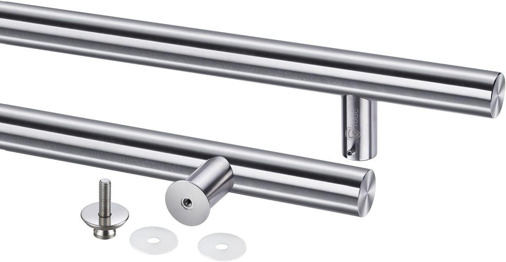 36 inch Solid Stainless Steel Push Pull Door Handle for Barn and Glass Doors D3461