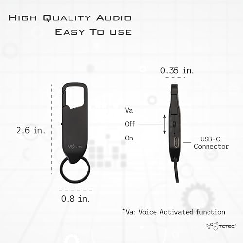 Voice Recorder with Noise Reduction, USB-C, 128GB Q116