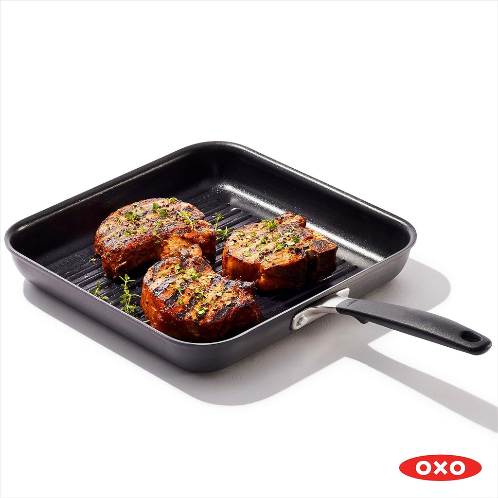 11" Square Grill Pan with Nonstick Coating O869939