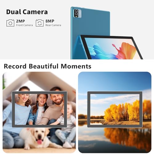 10 inch 2 in 1 Tablet with Keyboard Mouse Case Stylus, 8GB+64GB, IPS Touch Screen G53405