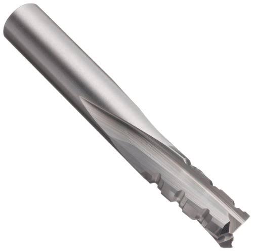LMT Onsrud 67-216 Solid Carbide Downcut Phenolic Cutting Tool, inch, Uncoated (Bright) Finish, 10 Degree Helix, 3 Flutes, 11cm O