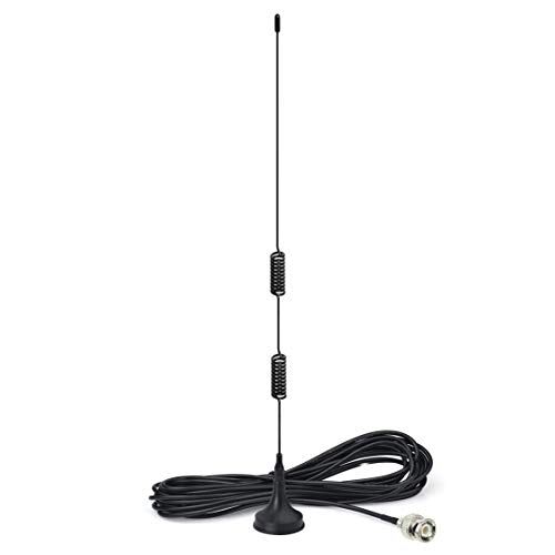 Police Scanner Antenna Magnetic Base HF VHF UHF Ham Radio BNC Male 2-Pack V5696