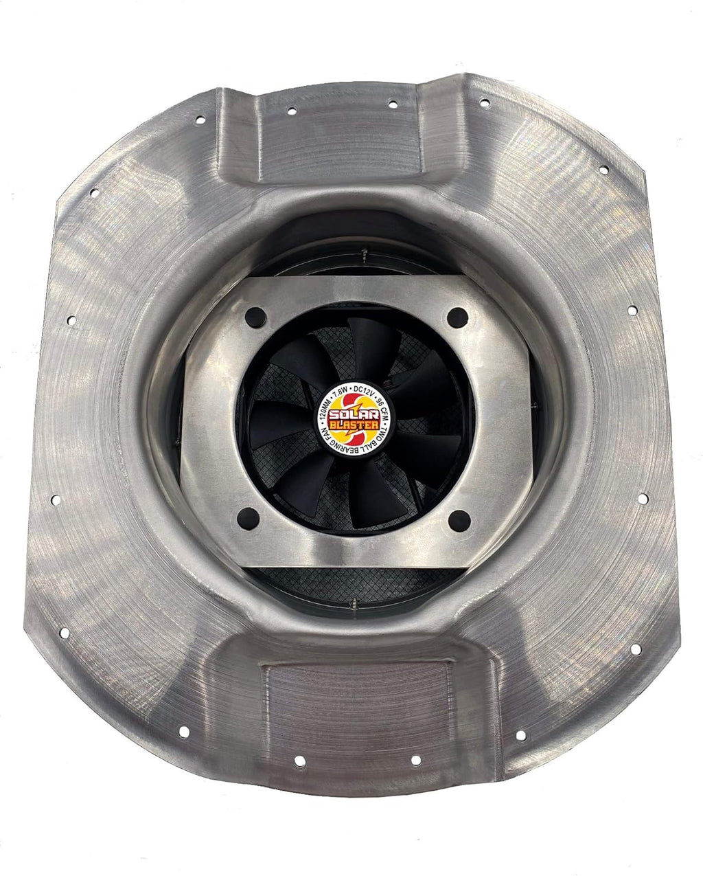 Solar Roof Vent for Conex Containers with Galvanized Exhaust Fan W234016