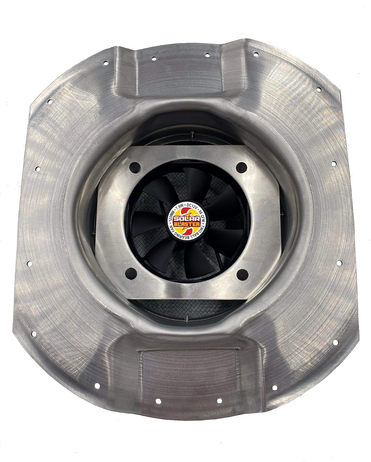 Solar Roof Vent for Conex Containers with Galvanized Exhaust Fan W234016