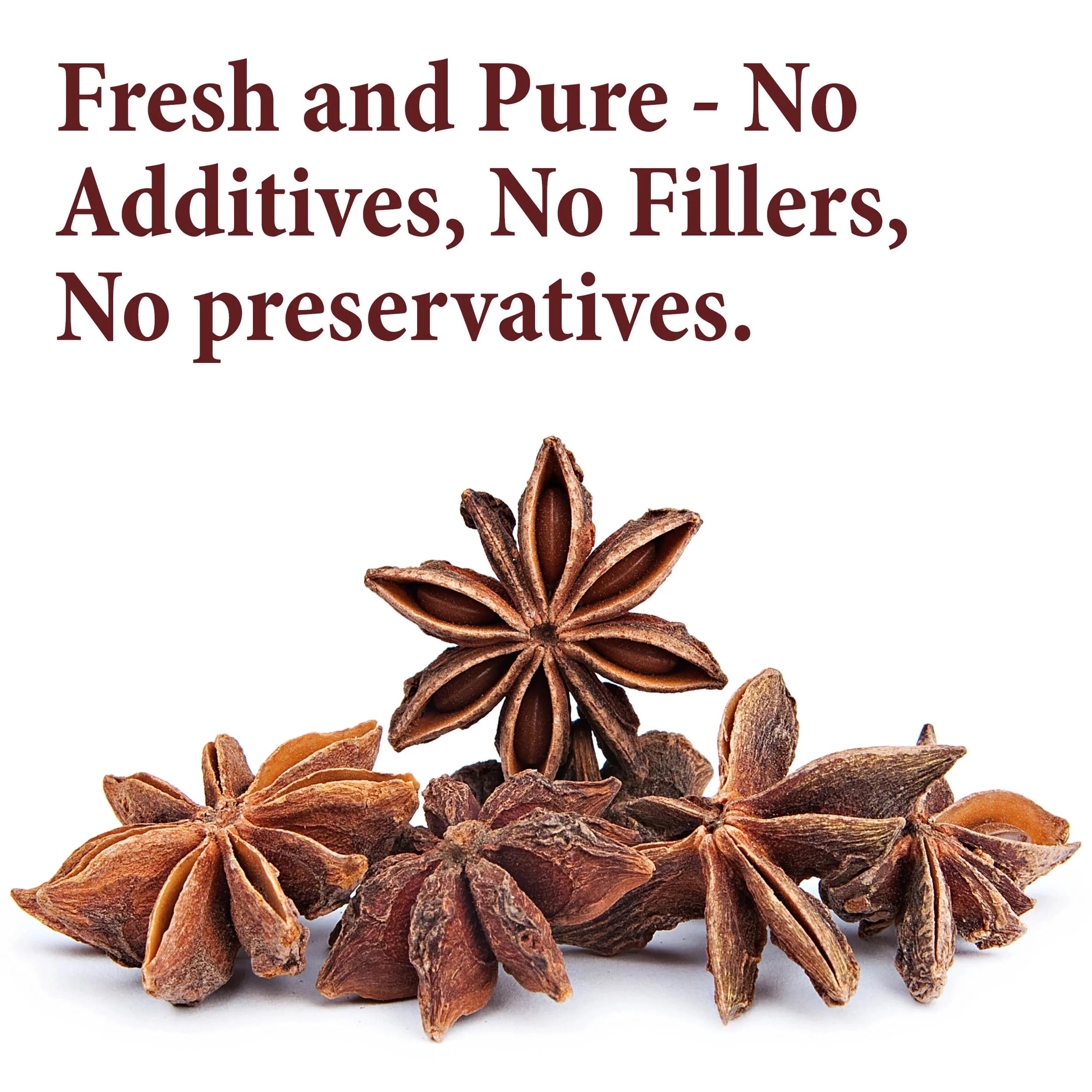 Star Anise Whole Spice, Resealable Pouch, 24 oz U279842