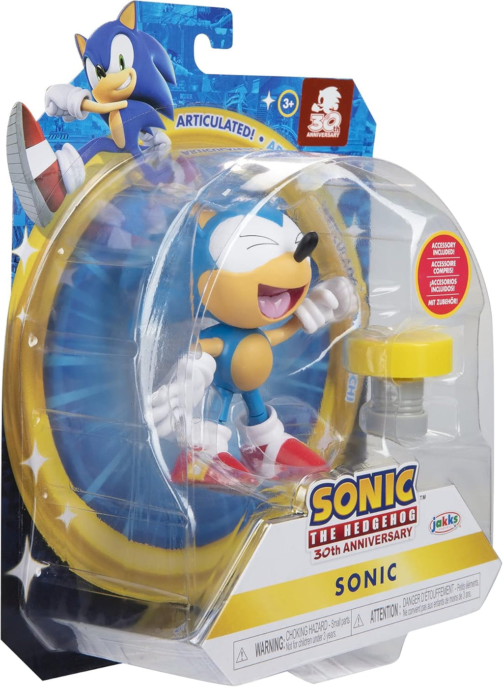 Classic Sonic 4-Inch Action Figure Collectible Toy W2536