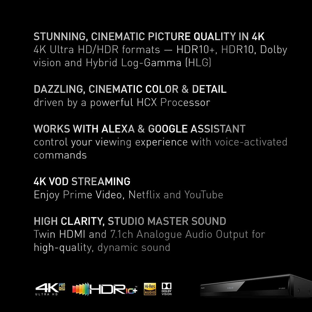 4K Blu Ray Player with Dolby Vision and HDR10+ G6696