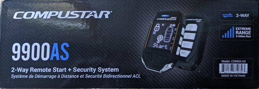 2 Way LCD Remote Start and Alarm System with 3 Mile Range Z173