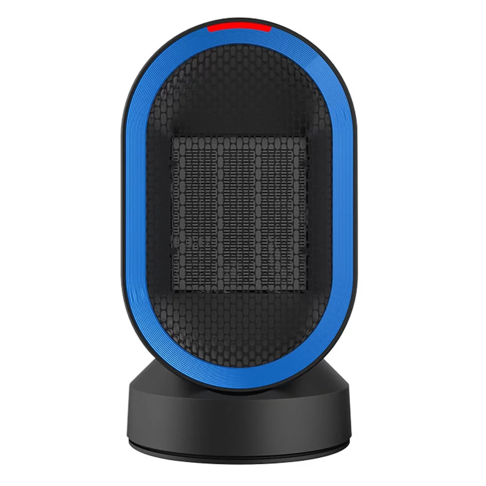 Small Electric Heater Portable Desk Fan Heater Adjustable Modes Air Warmer Silent Desk Office Heater
