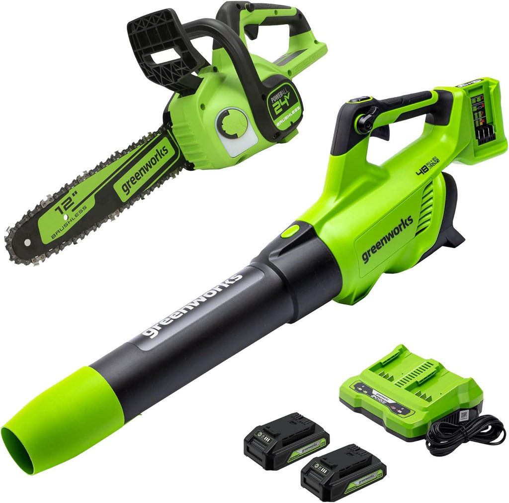 Cordless Axial Blower 125 MPH 515 CFM with 2 Batteries and Charger Z230