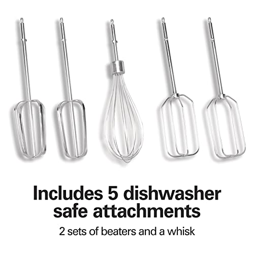 6-Speed Electric Hand Mixer with Storage Case and Beaters U720