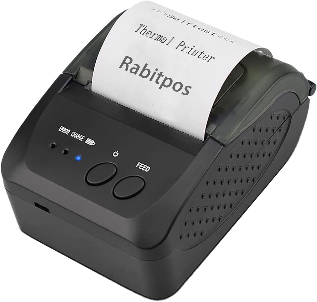Bluetooth Thermal Receipt Printer,58mm Mini Wireless Pocket Mobile Printer Compatible with Android Windows for Business, Catering, Memos, NOT Square