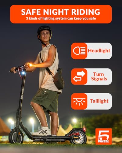 Electric Scooter with 10" Solid Tires, 350W Motor, Foldable for Adults J862290