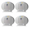 Eva-dry E-500 High Capacity Renewable Wireless Mini Dehumidifier - 4 Pack - Fight dampness in boats, safes, RVs and BIG close