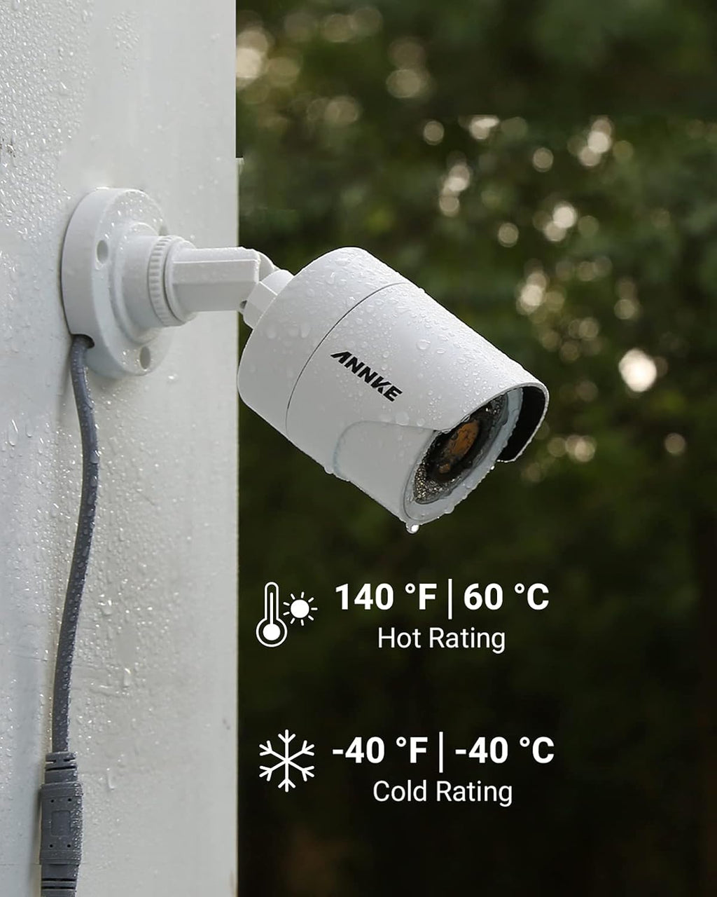 5MP Wired Security Camera System with 8CH DVR and 4 Weatherproof Bullet Cameras T1368