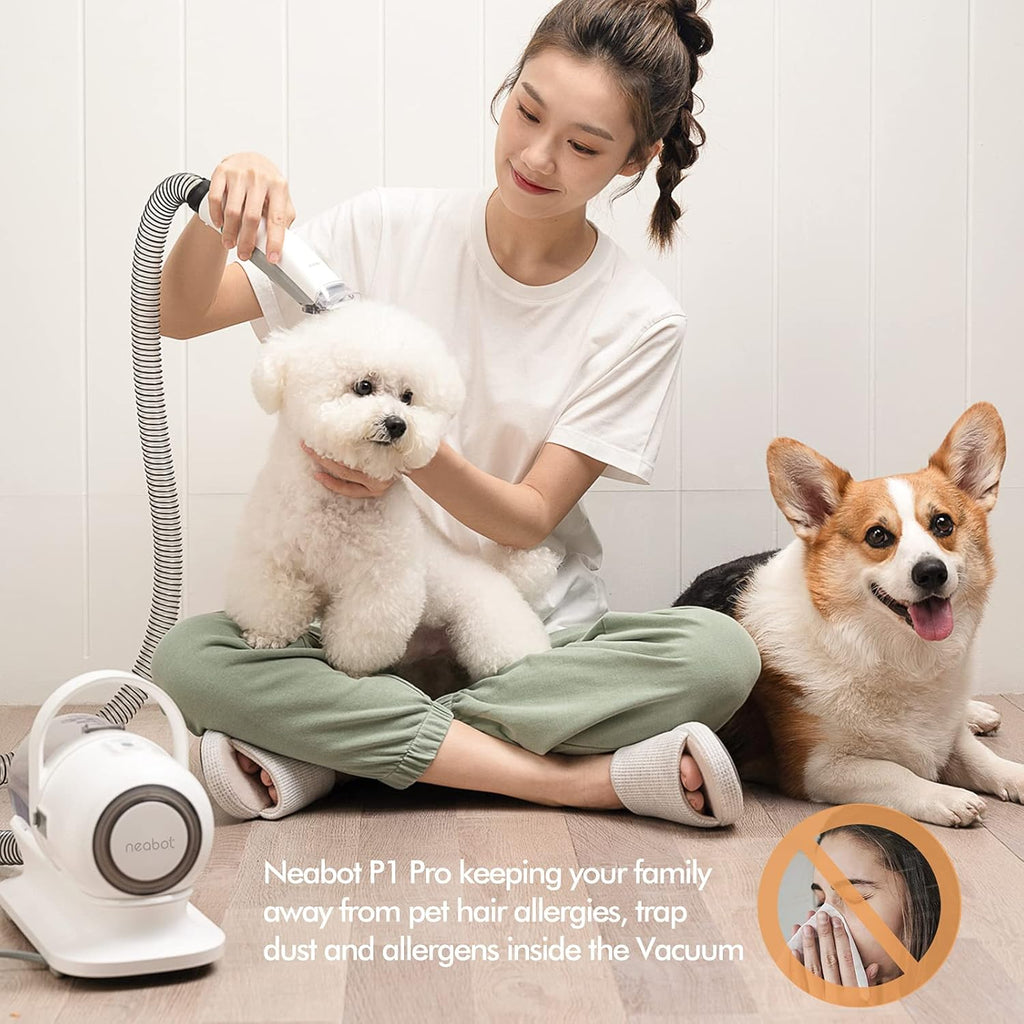 Pet Grooming Kit & Vacuum Suction for Dogs and Cats N499