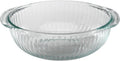 Pyrex Serveware 2-Qt Sculpted Bowl, Clear