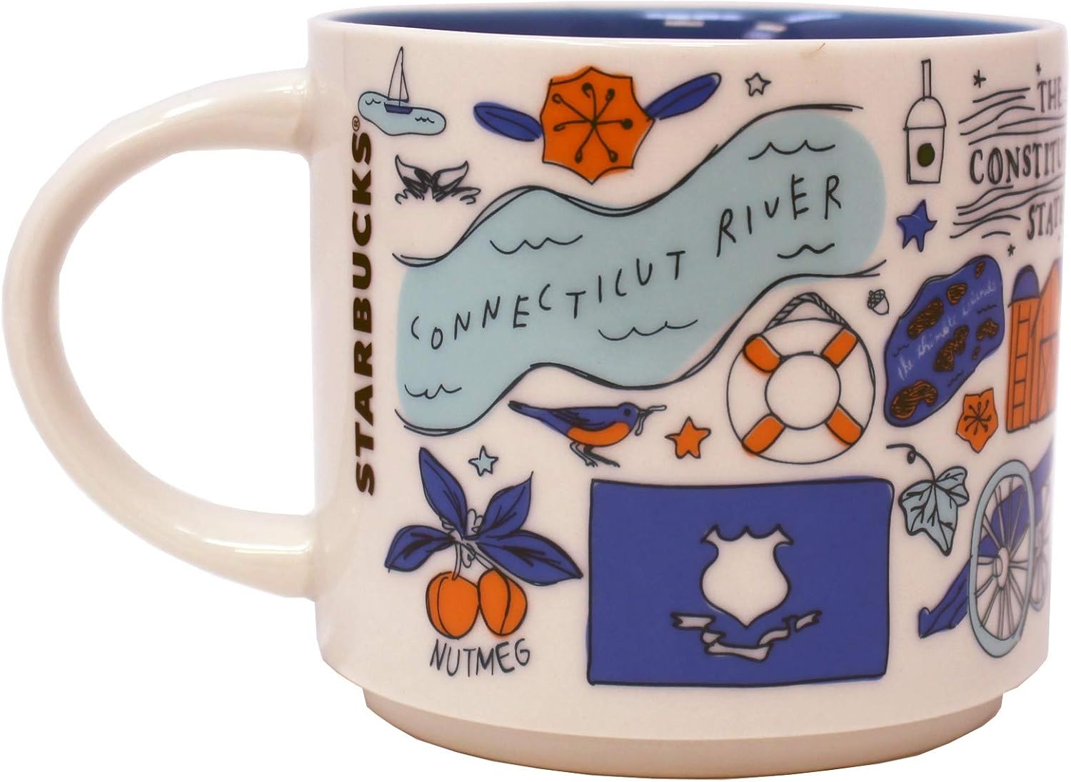 Connecticut Ceramic Mug, 14 Oz Z73457