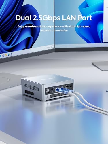 Mini PC AMD Ryzen 7 8845HS, 32GB DDR5 1TB SSD, Triple Display, OCuLink Port R88353