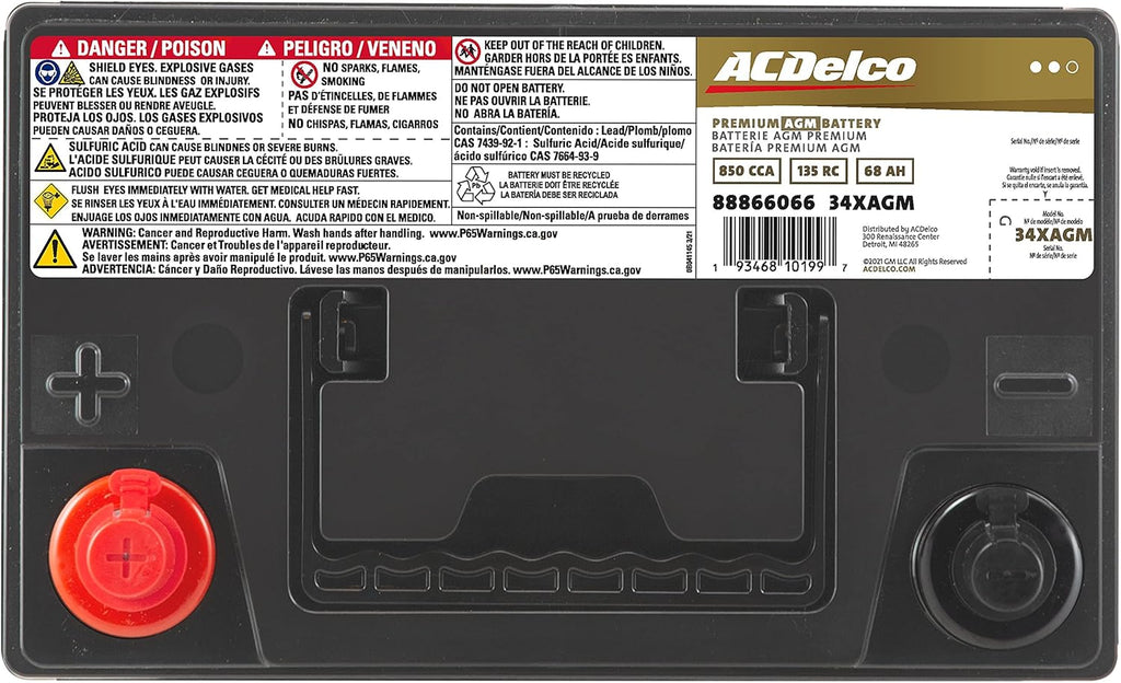 AGM BCI Group 34 Battery U4209