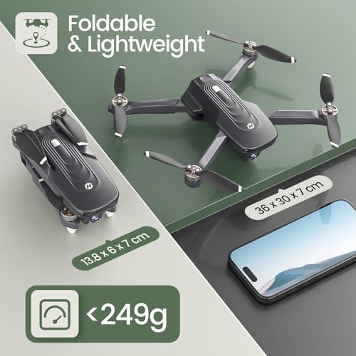 GPS Drone with 4K Camera for Adults, Auto Return, Follow Me, Brushless Motor, 46 Mins Flight L605335