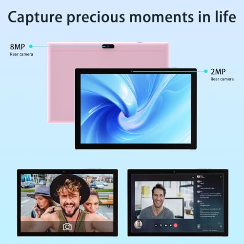 10 Inch Android 14 Tablet with Keyboard, 8GB RAM, 64GB Storage H38978