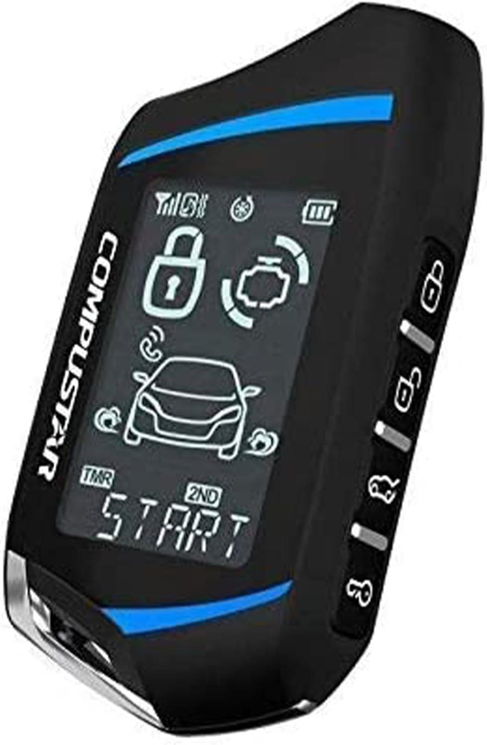 Compustar 2 Way 4 Button FM Replacement Remote Transmitter Control 3000 ft. Range 2WT9R-FM