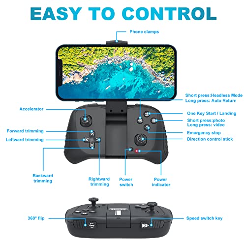Foldable Drone with 1080P Camera for Beginners K329