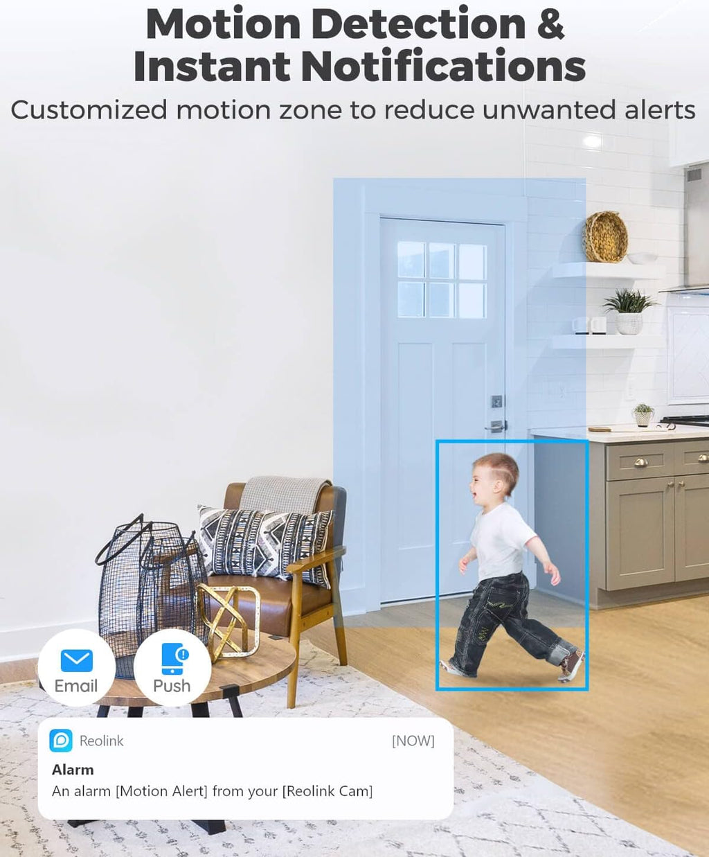 Indoor Security Camera, 5MP WiFi Pan Tilt Zoom with Motion Alerts X698