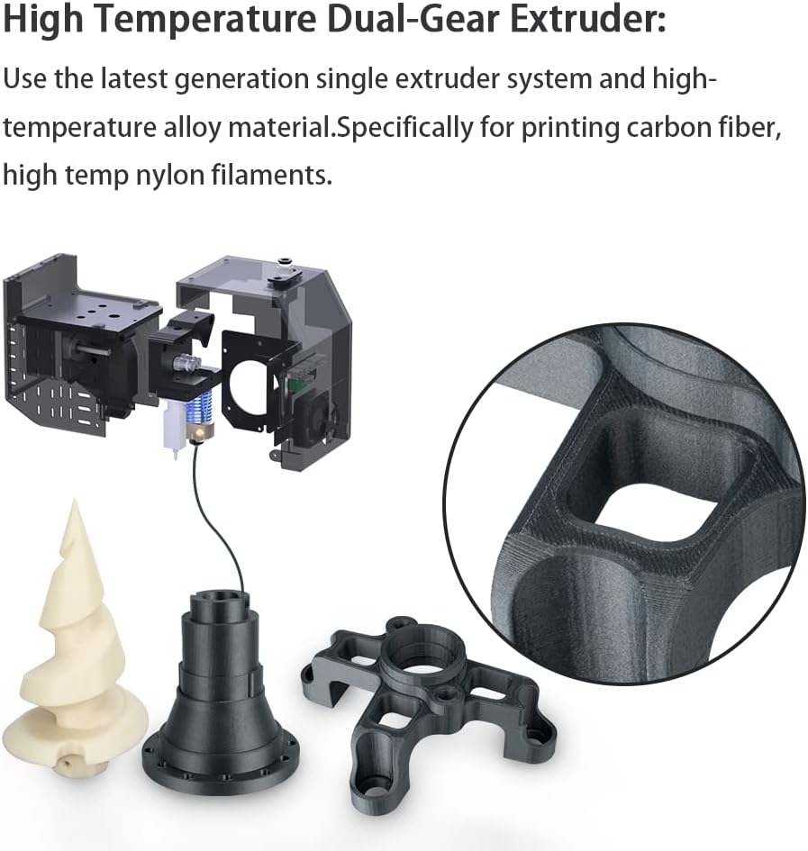 Industrial Grade 3D Printer for Carbon Fiber & Nylon, Auto Leveling H600192