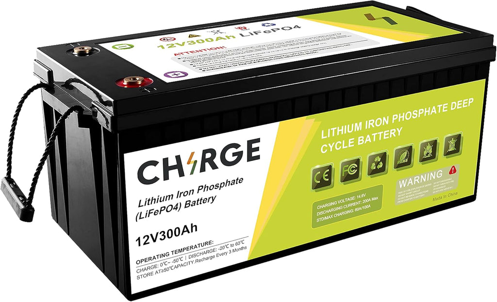 12V 100Ah LiFePO4 Battery with Built-in BMS for RV, Home Energy Storage and Off-Grid I29606