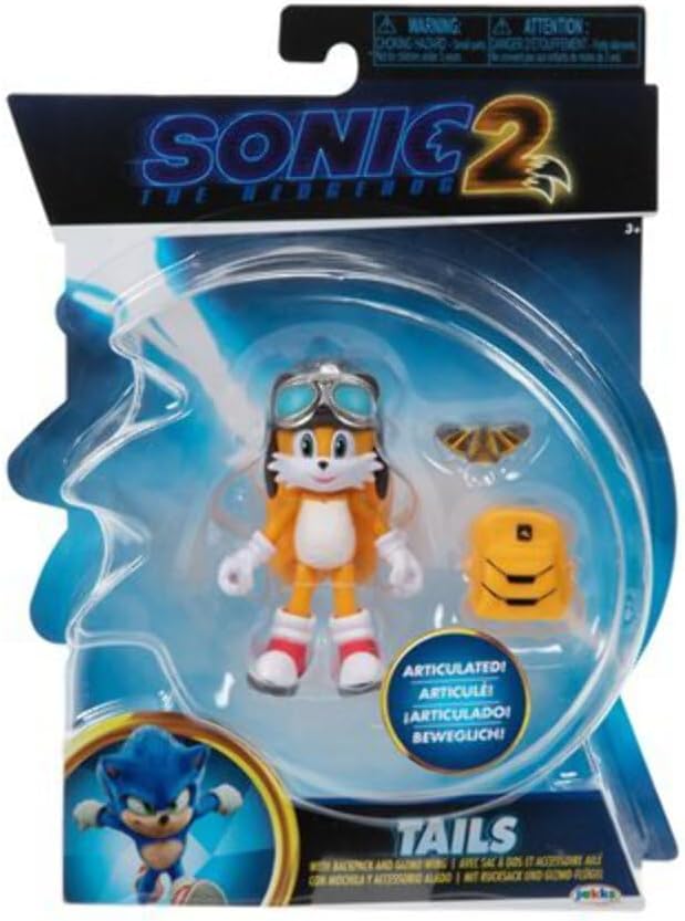 Sonic the Hedgehog 2 Movie 4-Inch Action Figure - Tails