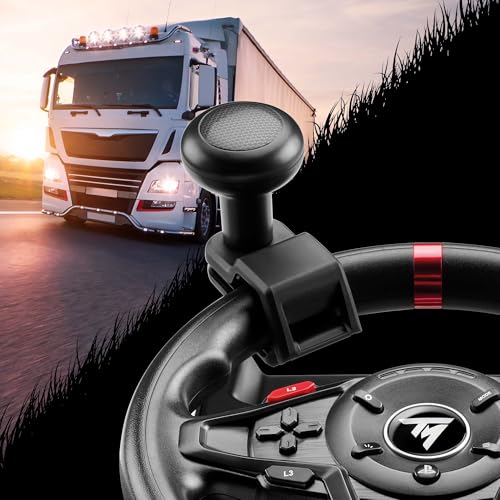 SimTask Steering Kit with Adjustable Clamp and Spinner Knob for Truck and Farm Simulation Gaming J334