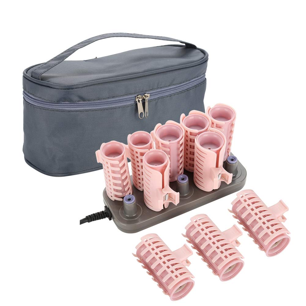 Compact Hot Rollers for On-the-Go Styling, 10Pcs Electric Hair Curlers D50352