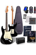 Electric Guitar with Coil-Split, Roasted Maple Neck, HSS Pickups, Beginner Kit with Amp and Bag C21096