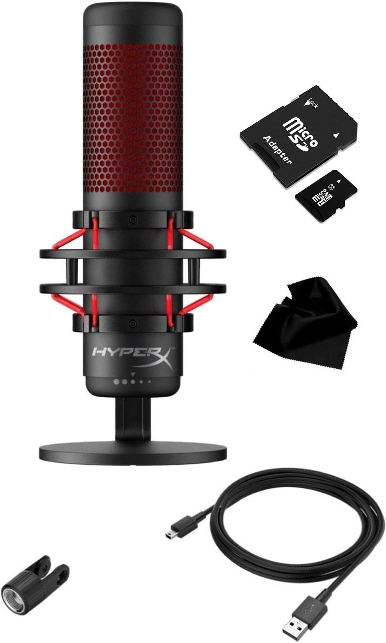 USB Multi-Pattern Condenser Microphone with Pop Filter and Shock Mount N17121